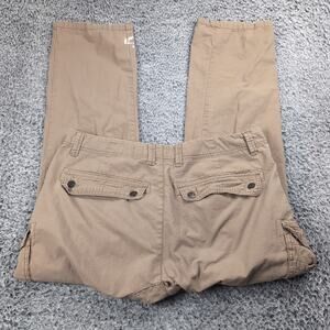 Ecko Pants Men 38x30 Beige Ripstop Cargo Stretch Y2K Baggy Hip Hop Skater Casual